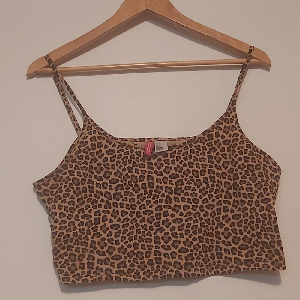 Crop spaghetti strap top
